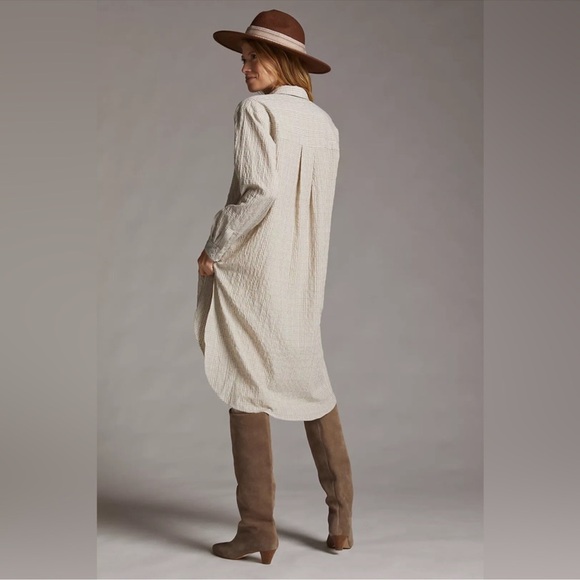 Anthropologie Maeve Maxi Tunic Buttondown - Picture 2 of 8